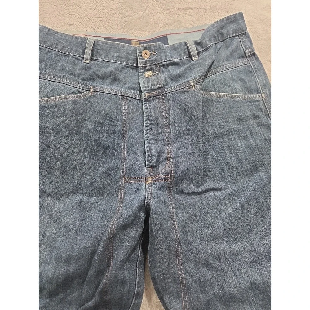 VTG Girbaud Baggy Fit Jeans Carpenter Men's Sz 38x30  Blue Denim
